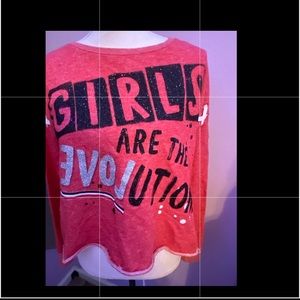Girls justice shirt